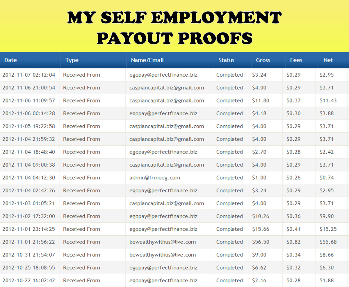 Self Employment PP 4