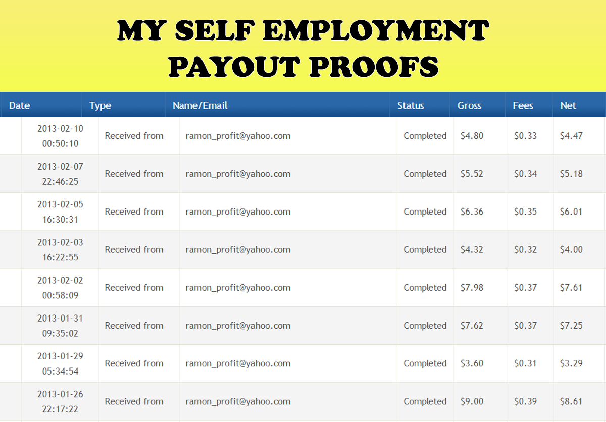 Self Employment PP 6